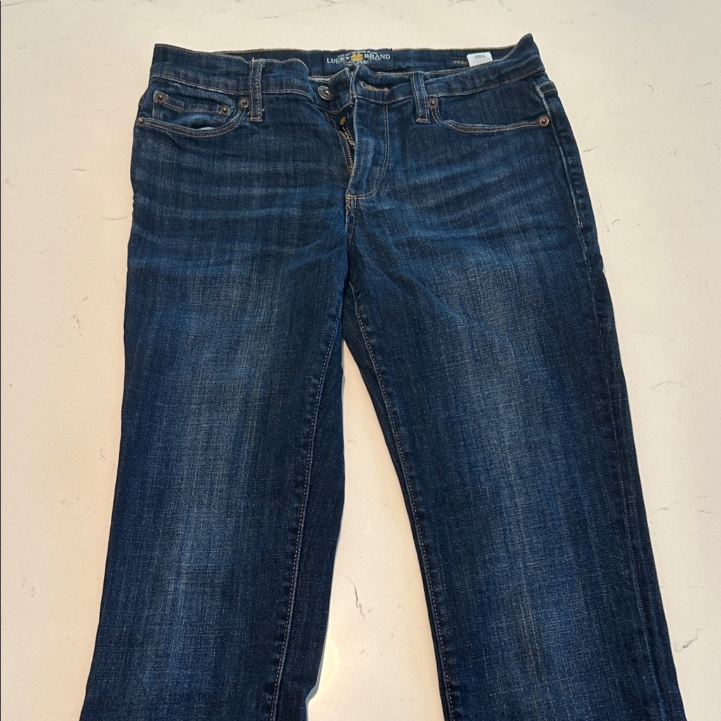 Lucky Brand Womens Indigo Straight Leg Jeans
